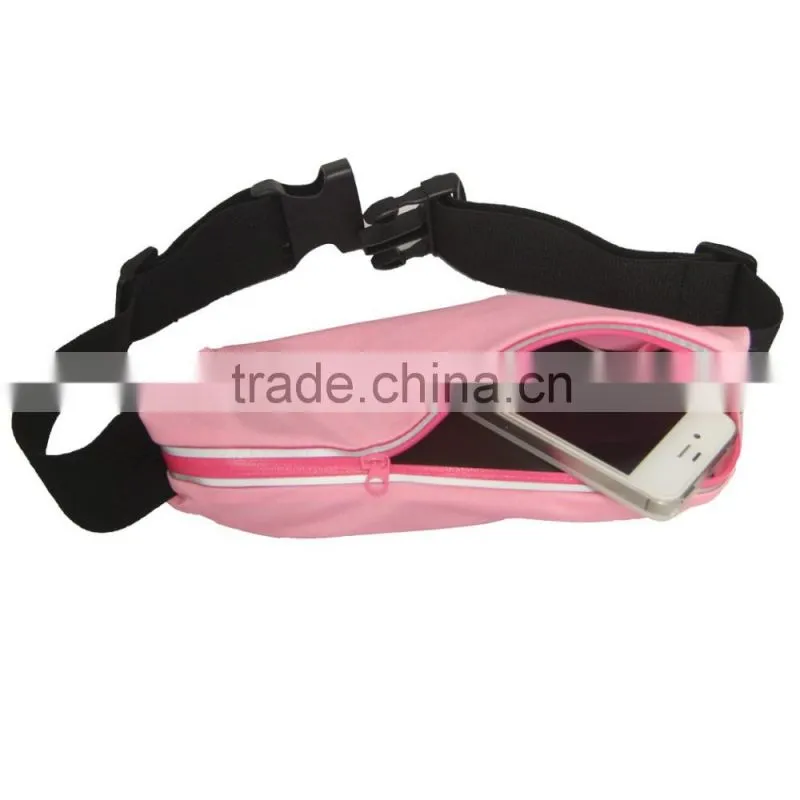 Sports Running Waist Pack Runner Belt waist bag with two pockets
