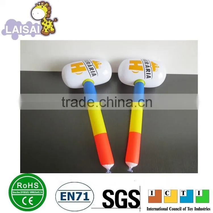 Stock Promotional Inflatable hammer plastic hammer PVC Inflatable Hammer Toys