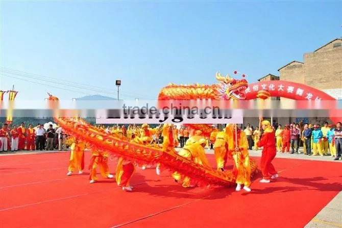 2015 popular selling personized yellow dragon in 18m length