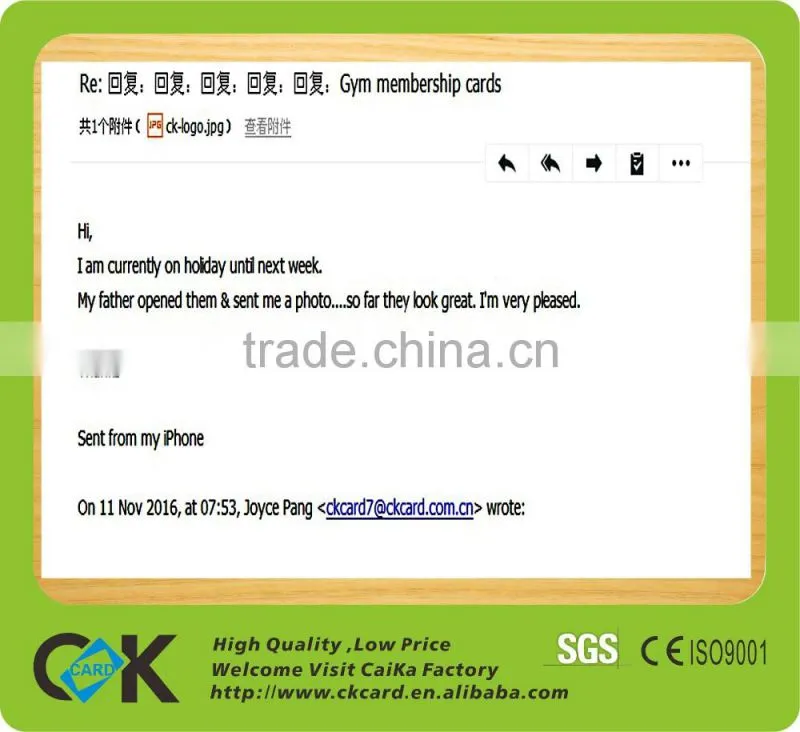 High Quality! Printing Eco-friendly plastic epoxy tag from gold manufacture