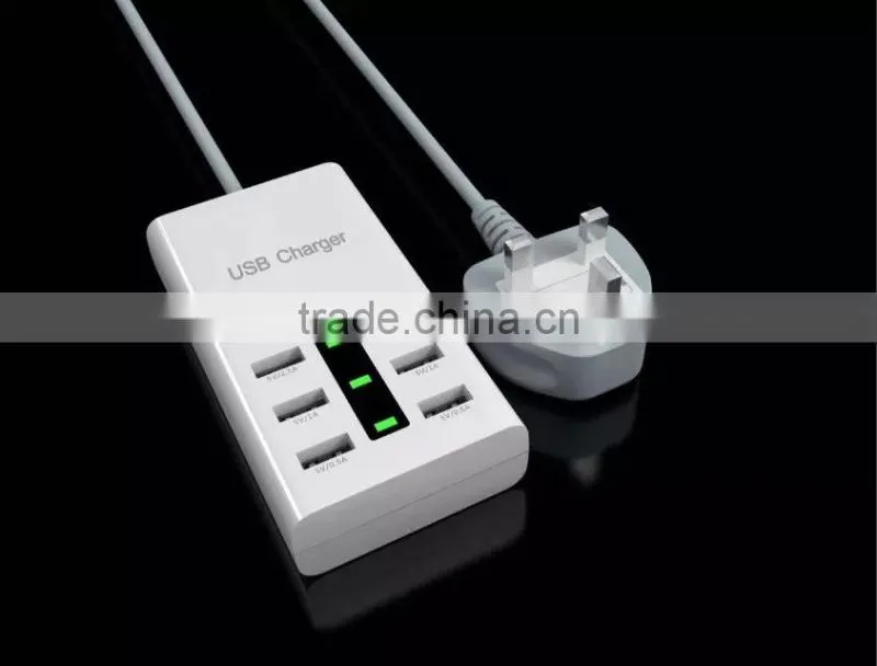 7.2A 6 port Smart USB Desktop Charger Station