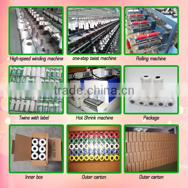 good QUALITY/high tenatcity 210D white twisted nylon 6 twine