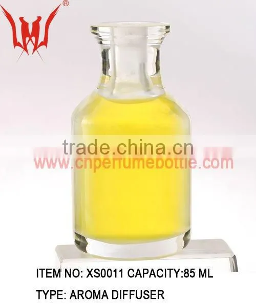 Luxury Charm Transparent Square Crystal Perfume Bottle