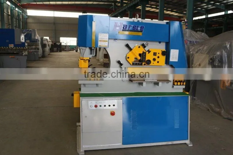 hydraulic Dual Cylinder Hydraulic Ironworker/round /square bar cutting hydraulic ironworkers