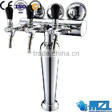 Plastic faucets with color