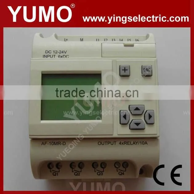 Programmable Intelligent Logic Controller AF-10MR-D LCD DC power supply 6 points DC input (analog) 4 points relay output PLC