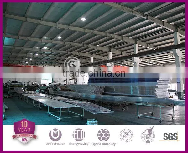 Brown Four Walls Polycarbonate Sheet with Clips 600mm