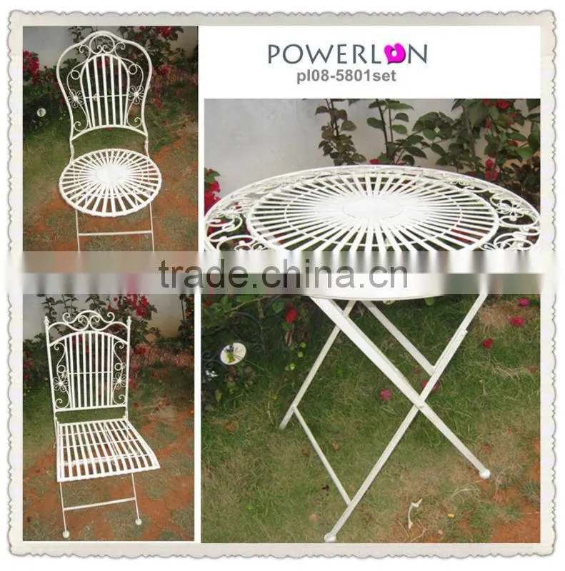 Retro Countryside Antirust Patio Table Set PL08-5087