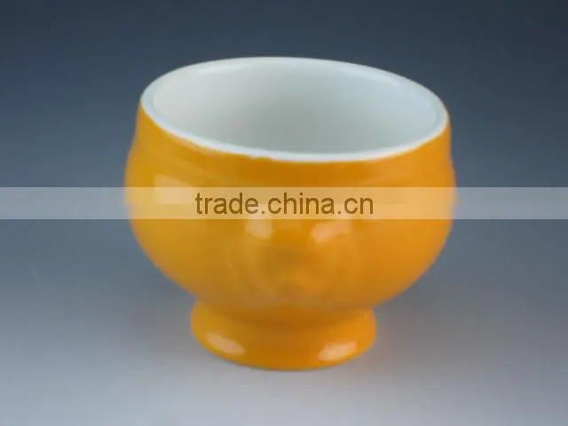 small casserole without lid 350 ml glazed porcelain microwave safety