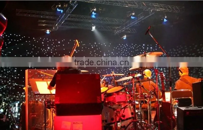 twinkle cinema backdrop lighting fiber optic led vision cloth