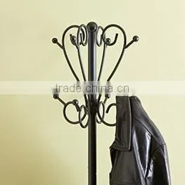 RH-4737 Multifunctional metal standing coat rack with umbrella holder hat clothes coat rack
