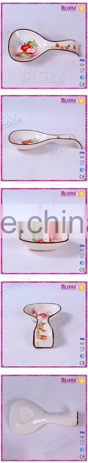 home tableware decoration glazed ceramic spoon