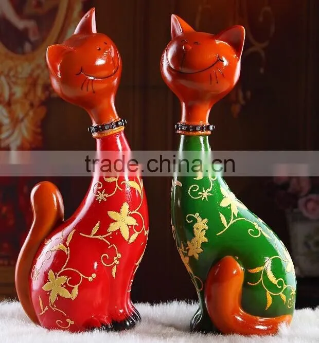 2015 Home Deco Polyresin Peacock