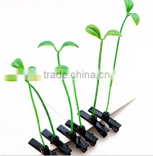 plant grass head long grass hair clip flower sprouts flower hairpin
