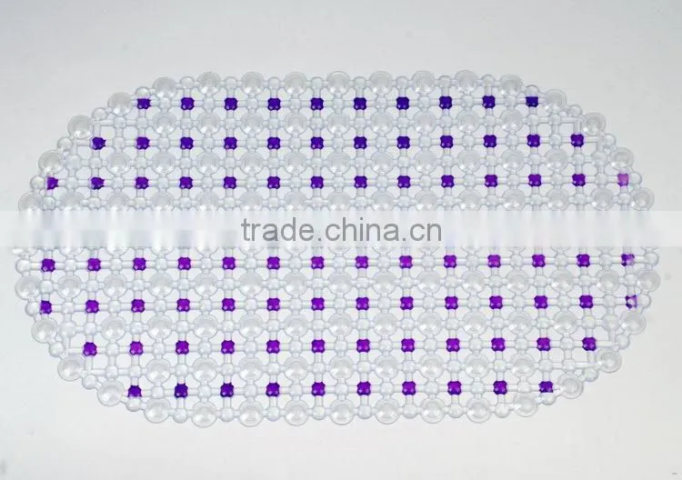 China cheapest leaf texture hot sale pvc free foam bath mat