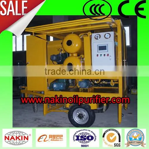 Mobile Vacuum Transformer Oil Filtration Plant for Outdoor Recycling Dielectric Oil