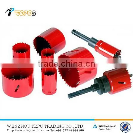 14-210mm HSS M3/M42 Bi-metal hole saw cutting tools of various color