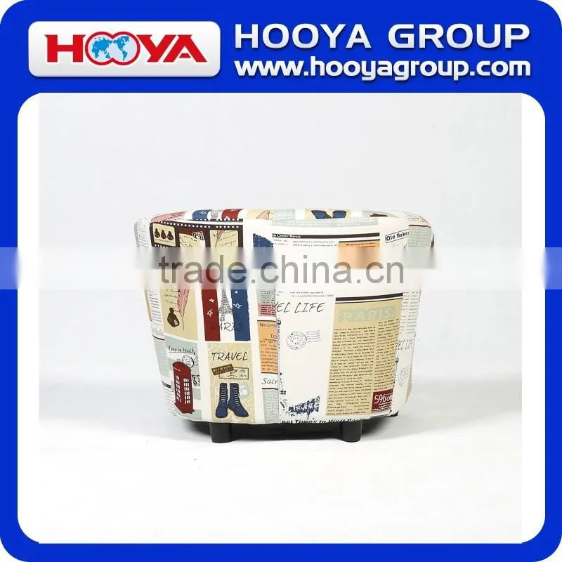 Kids sofa with foot stool, children's cartoon design,W58cm*D42cm* H69cm,canvas+sponge+crude wood