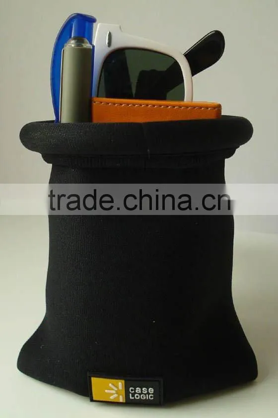 Hot Sale Fashion Style Black Neoprene Pencil Vase with Pothook