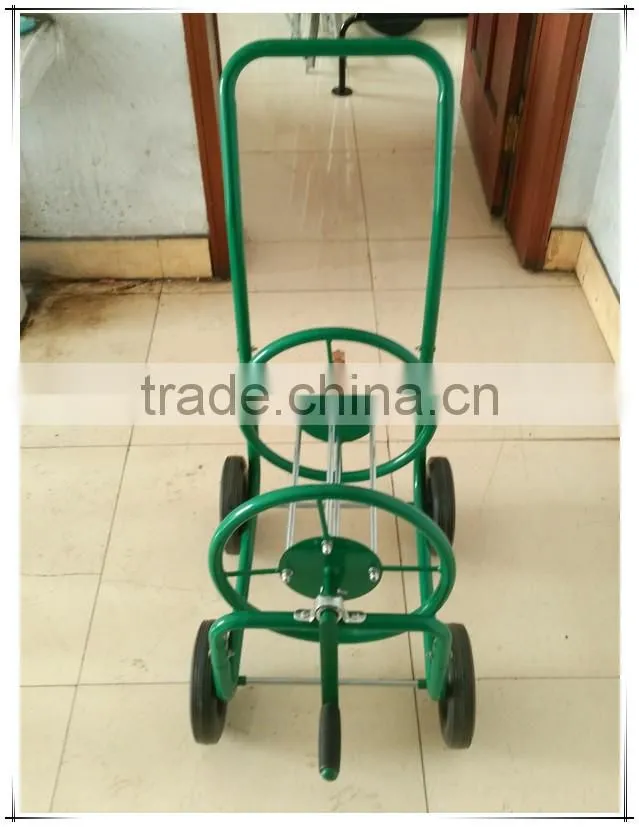 Hot-selling four wheel hose reel cart for garden