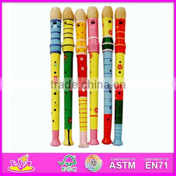 New Design Children musical instrument wooden flute W07D014