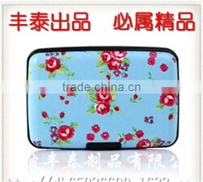 Prety alunimium card wallet