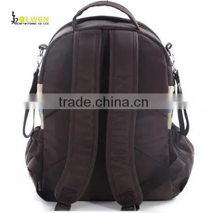 high-capacity diaper bag with microfiber