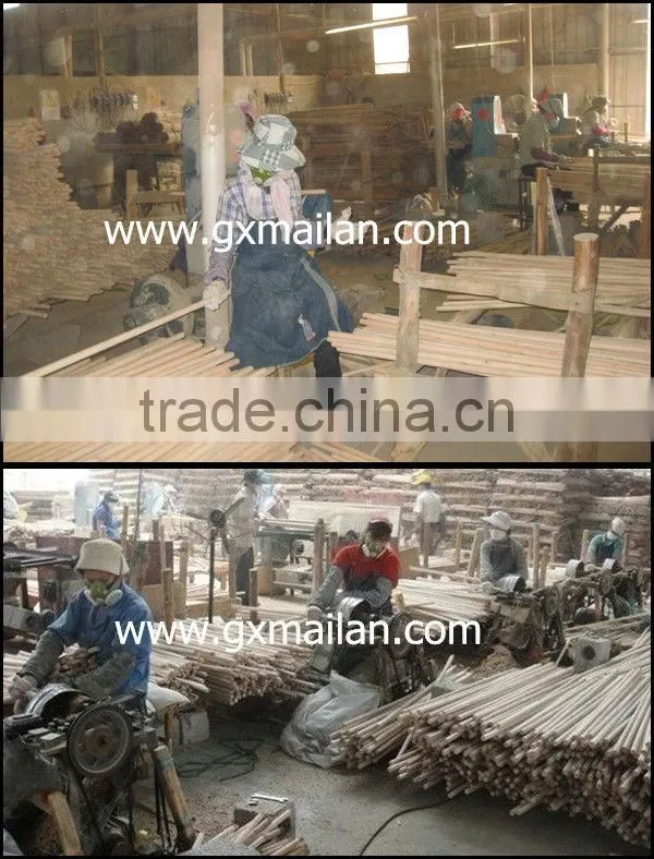 china manufacture pvc coated wooden broom stick with best quality