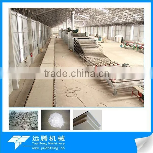 Full automatic paper faced gypsum board production line with best quality