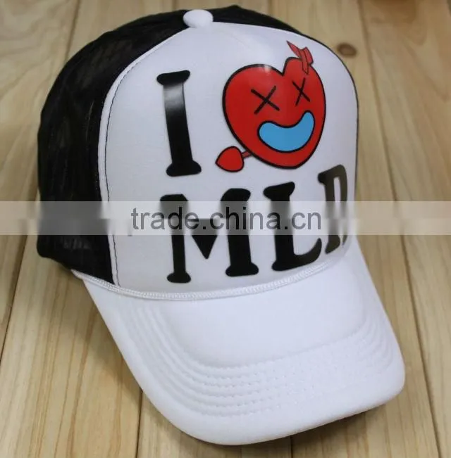 Custom foam mesh printing snapback trucker caps