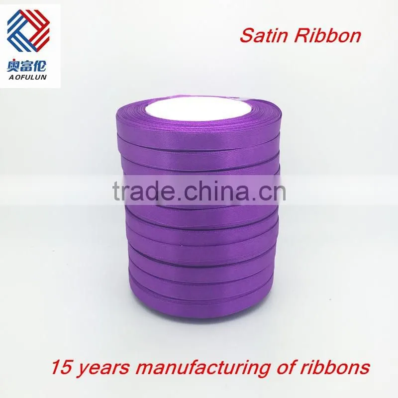 15mm printed satin ribbon