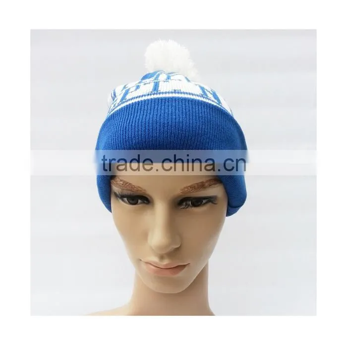 New design Professional baby pom pom beanie