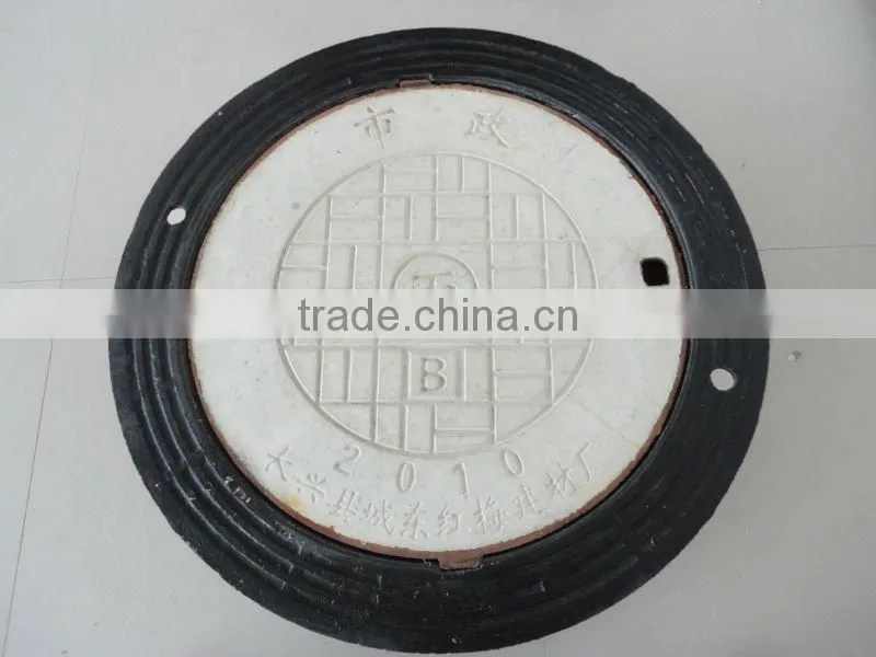 Round 510 steel fiber glass manhole cover