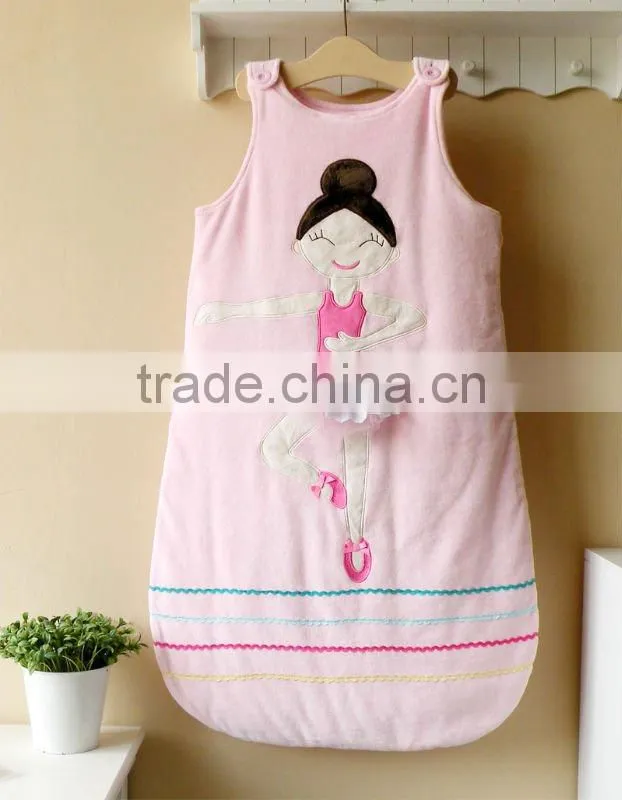 baby clothes cotton embroider sleeping bag