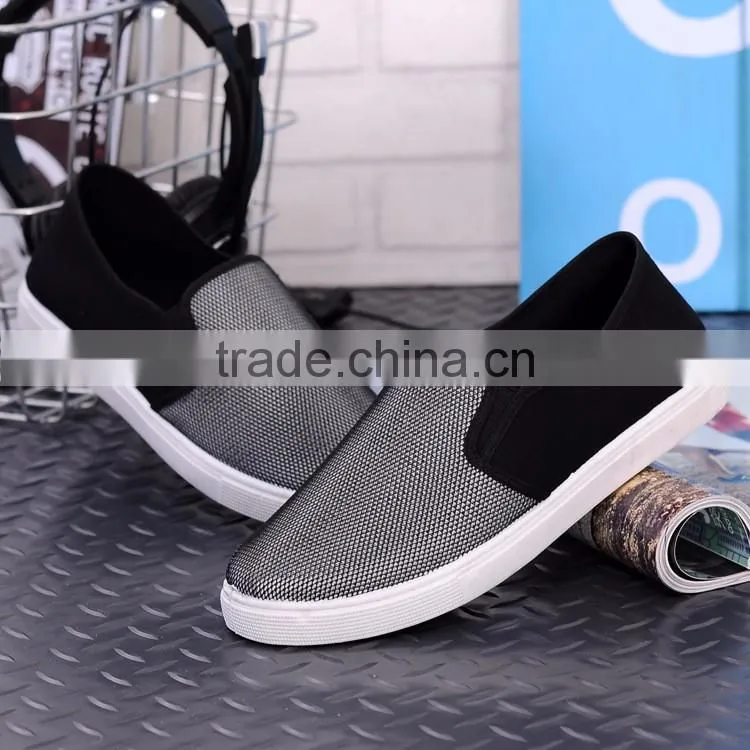 Hot selling lastest comfortable slip-on mesh men shoes casual sneakers