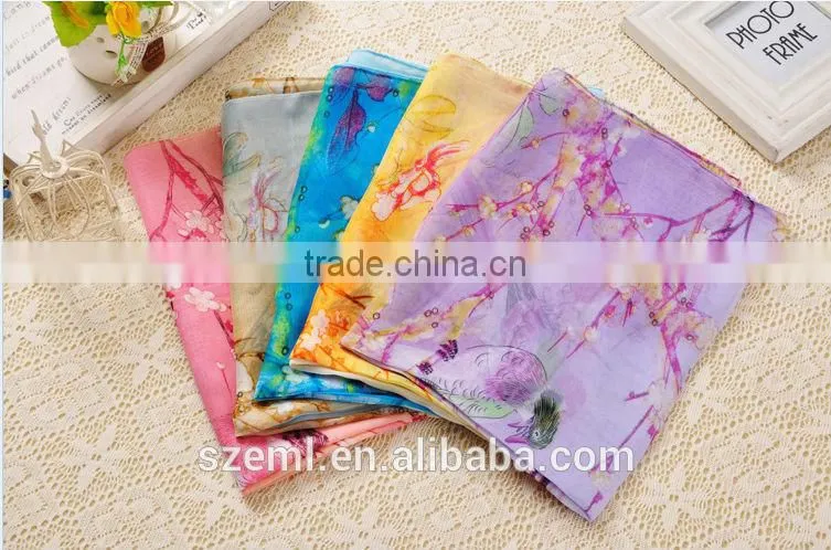 Wholesale Cheap silk Scarf/ fashion Scarf/summer scarf