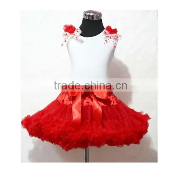 Sweet Design patriotic top red pettiskirt in set
