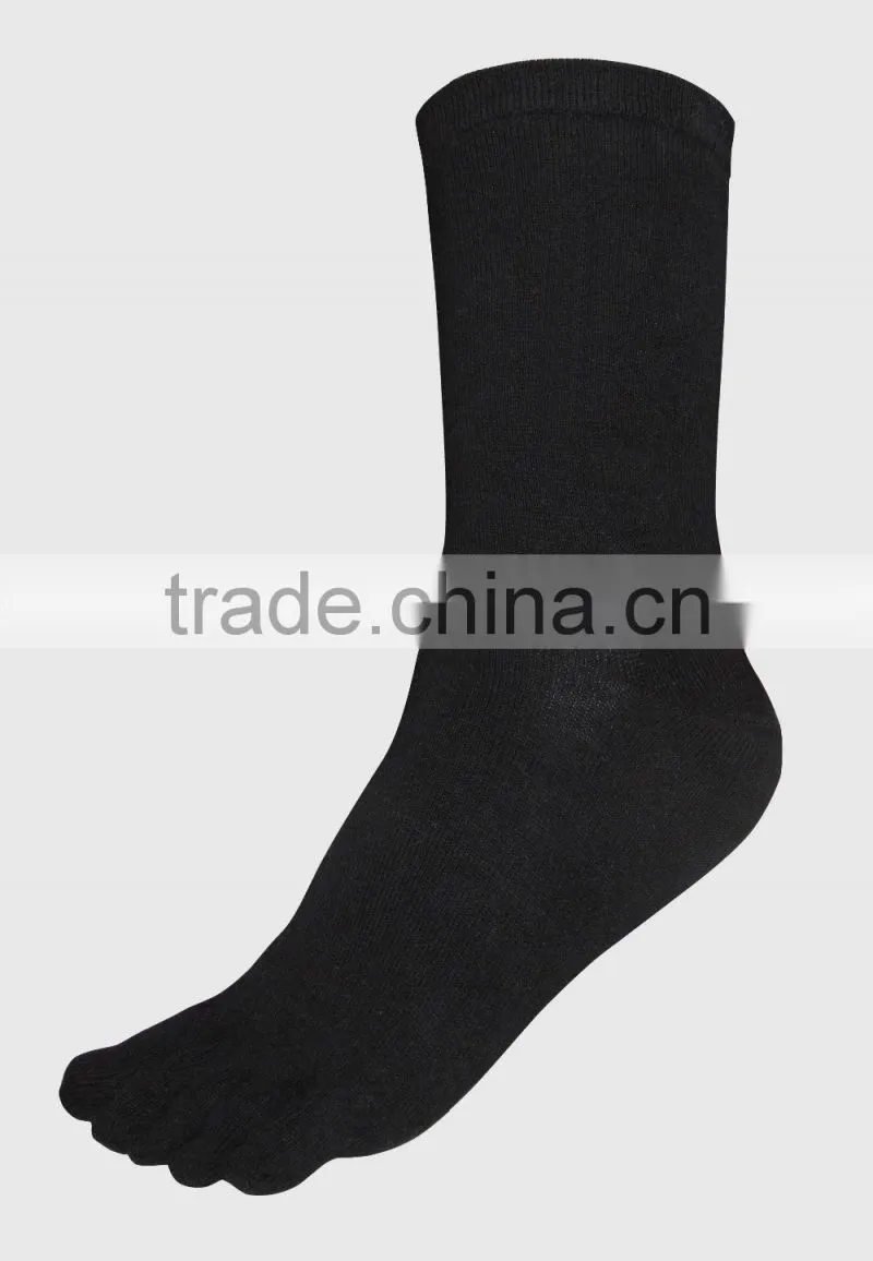 Copper Bamboo Athlete's Foot Control Toe Sock (Black)