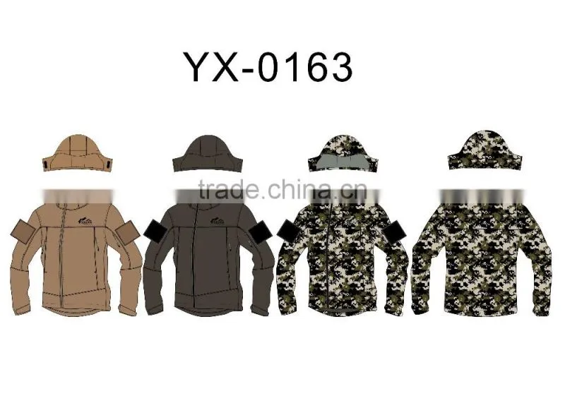OEM wholesale men's softshell jacket new design hunting jacket