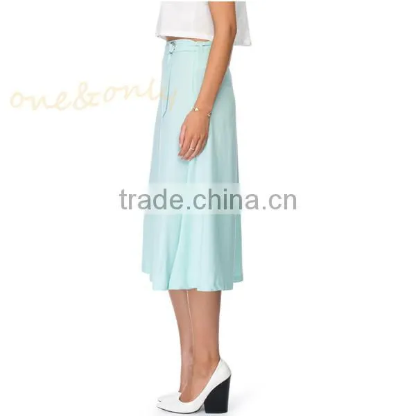 High waist korean long skirt fashion