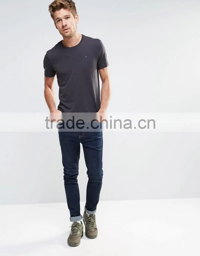 2017 Top Quality OEM Apparel Fashion Cheap Price 180g 100% Cotton Casual Style Short Sleeve O-Neck Men's T Shirt