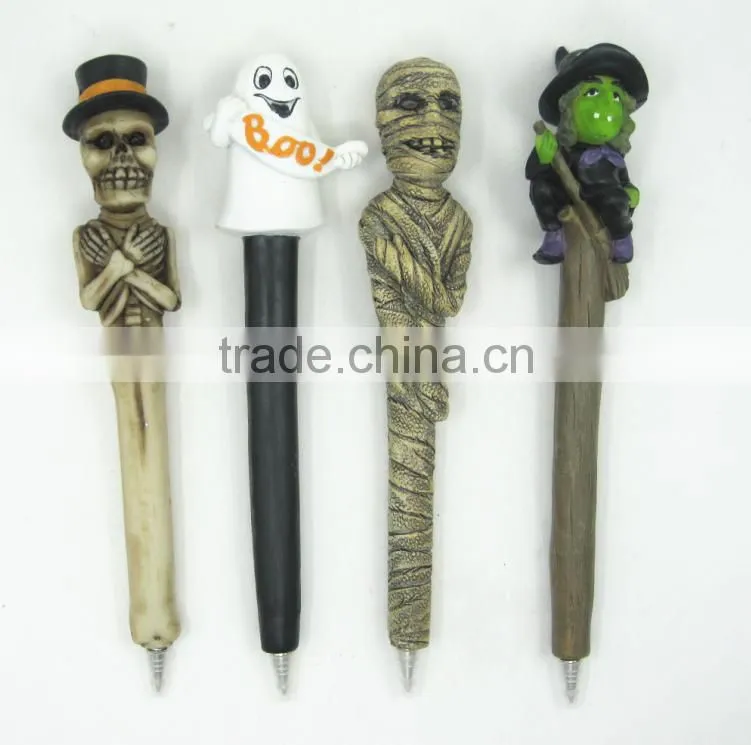 Flexible finger ballpoint pen