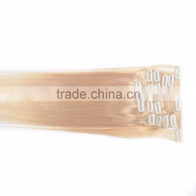 2017 hot selling hair product fast shipping clip in hair extension