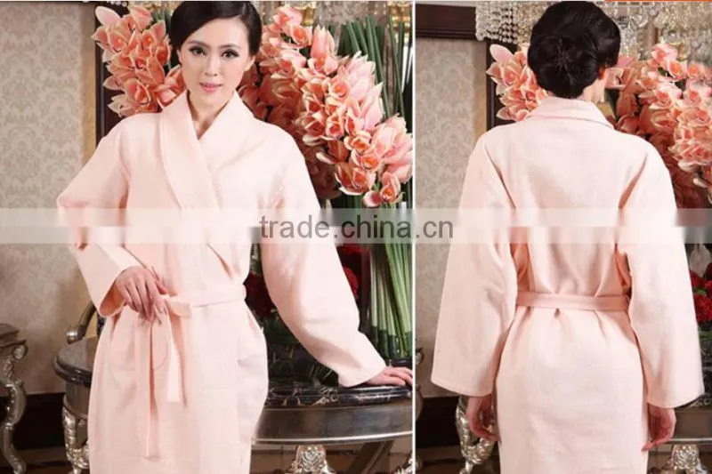 Comfortable and cheap waffle bathrobe for couple