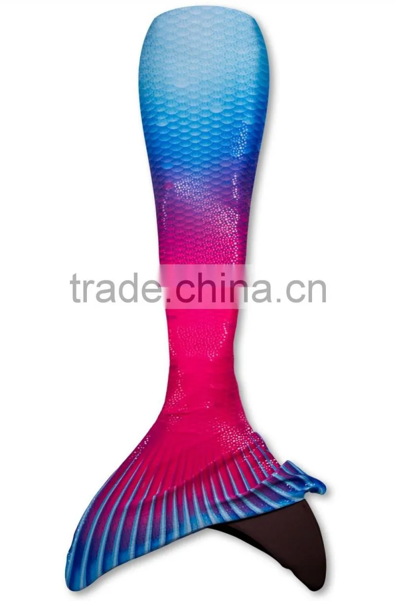 Custom mermaid swim outfit and mono fin(s m l xl XXL)