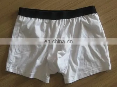 Polyester Sublimation white boxer shorts