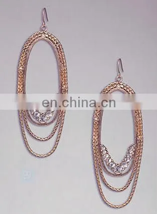 BEADED BLUE PEARL EARRINGS