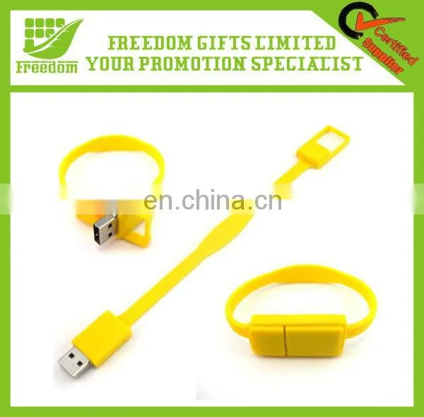 Fashonable Silicone Strap USB Flash Drive