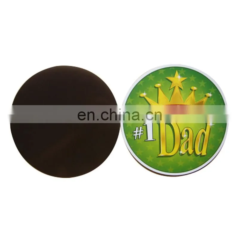 milk food branding promo small thin round magnet