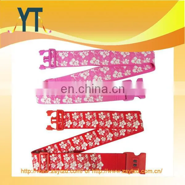Special metal buckle luggage belt/bagages/bagstrap with logo metal buckle
